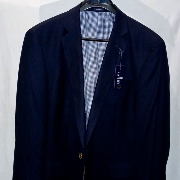 Stafford Big & Tall Executive Blazer - Picture 2 of 8